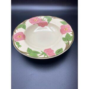 Desert Rose Rimmed Soup Bowl Portugal